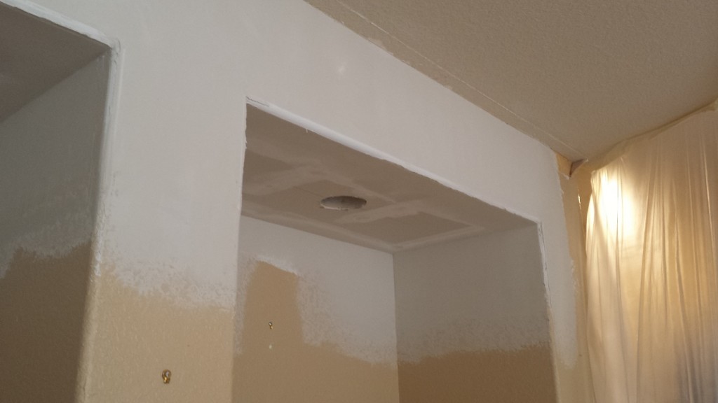 Drywall Sheetrock water damage repair