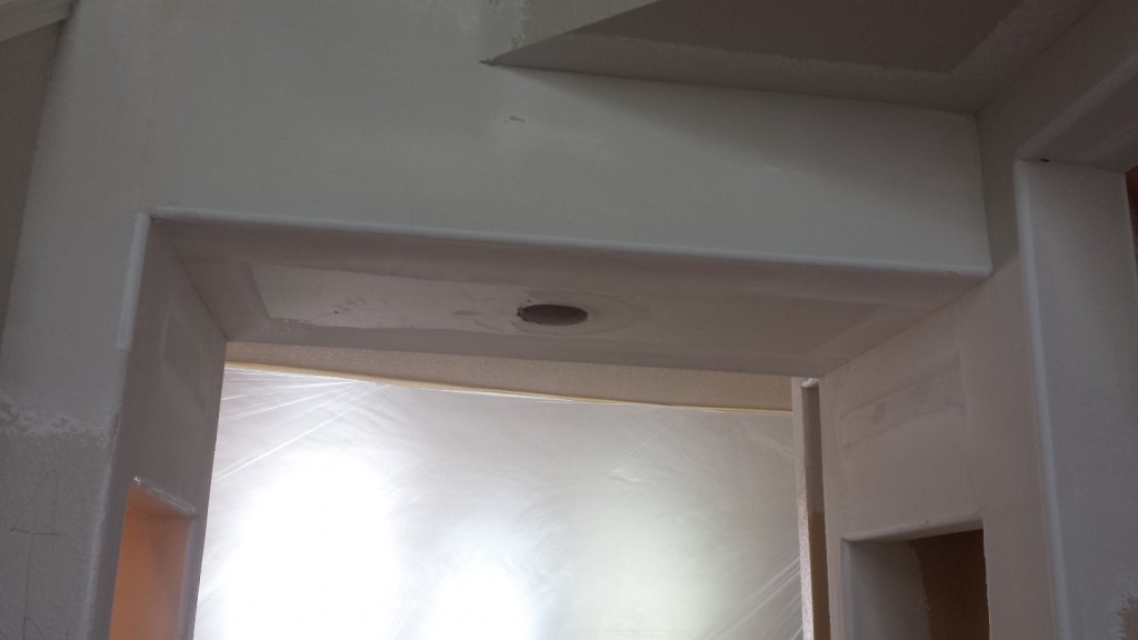 Drywall Sheetrock water damage repair